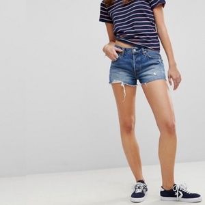 Make Offer LEVIS 501 High Rise Cutoff Jean Shorts